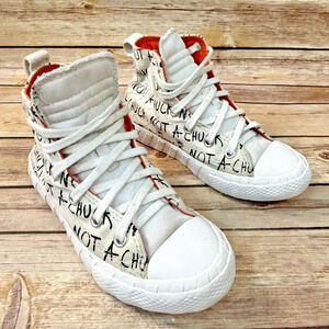 Converse UNTITL3D White Black Not A Chuck High Top Sneakers Kids 13